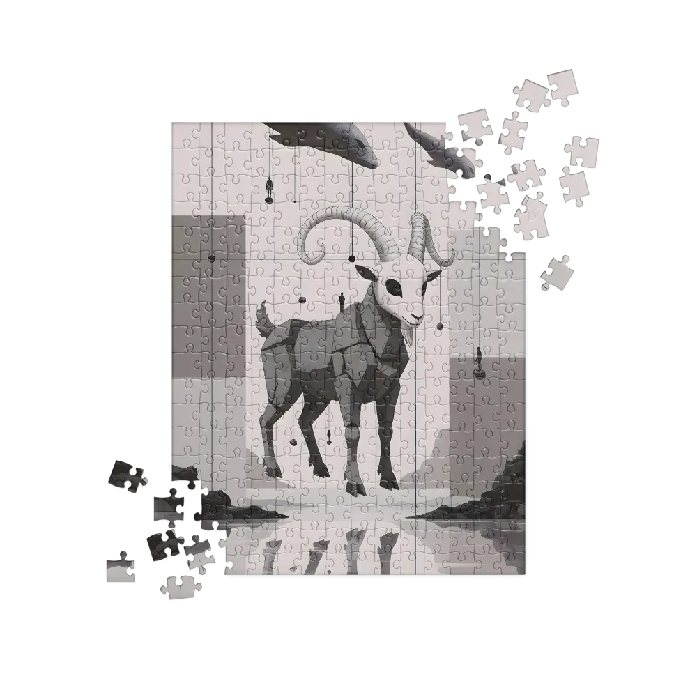Suspended Ram 
 Jigsaw Puzzle
