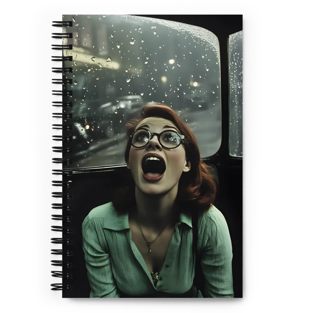 Rain-Soaked Expression 
 Spiral Notebook | 140 pages