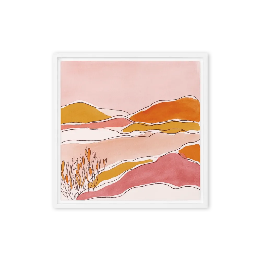 Earthy Terracotta Hills | Art Print