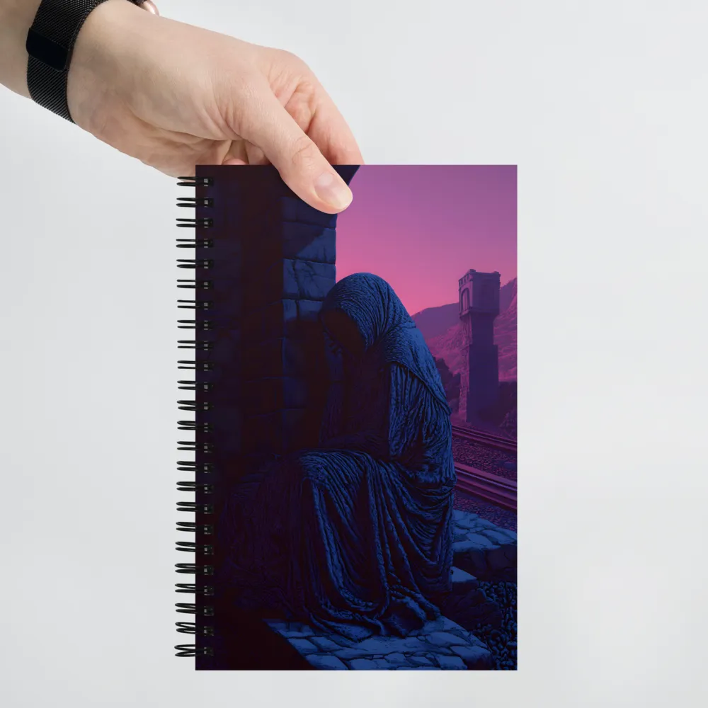 Solitude in Twilight Ruins 
 Spiral Notebook | 140 pages