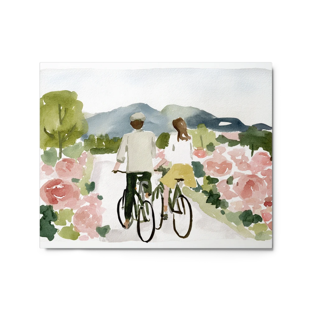 Countryside Cycling | Art Print