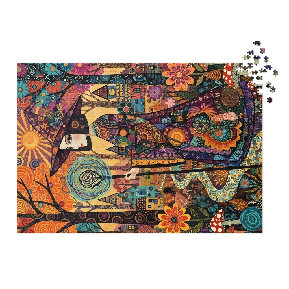 Mosaic Forest Witch