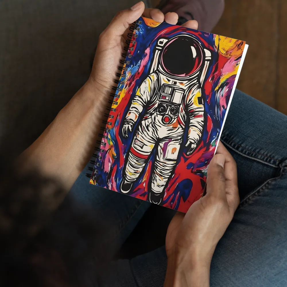 Cosmic Pop Astronaut 
 Spiral Notebook | 140 pages