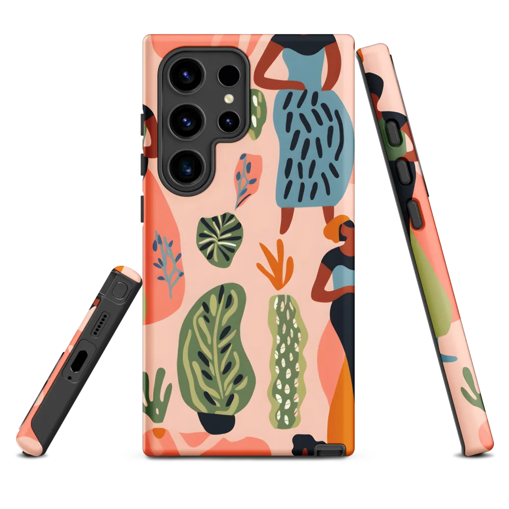 Modern Women and Plants Design | Phone Case