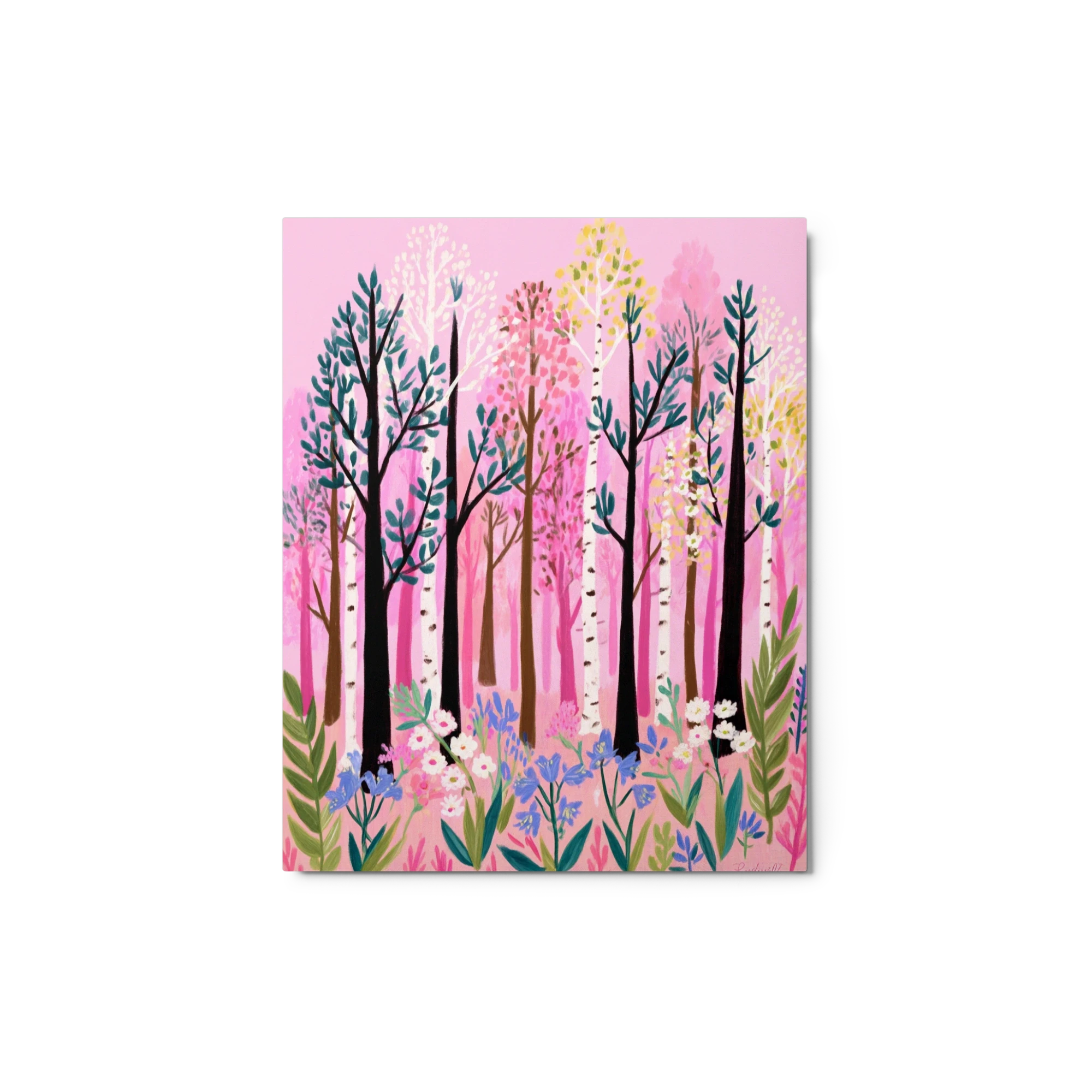 Pink Birch Grove