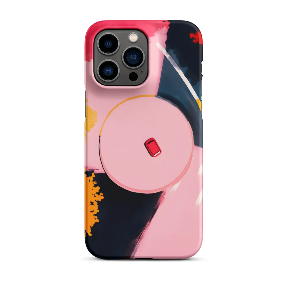 Abstract Car in Colorful Landscape | Phone Case