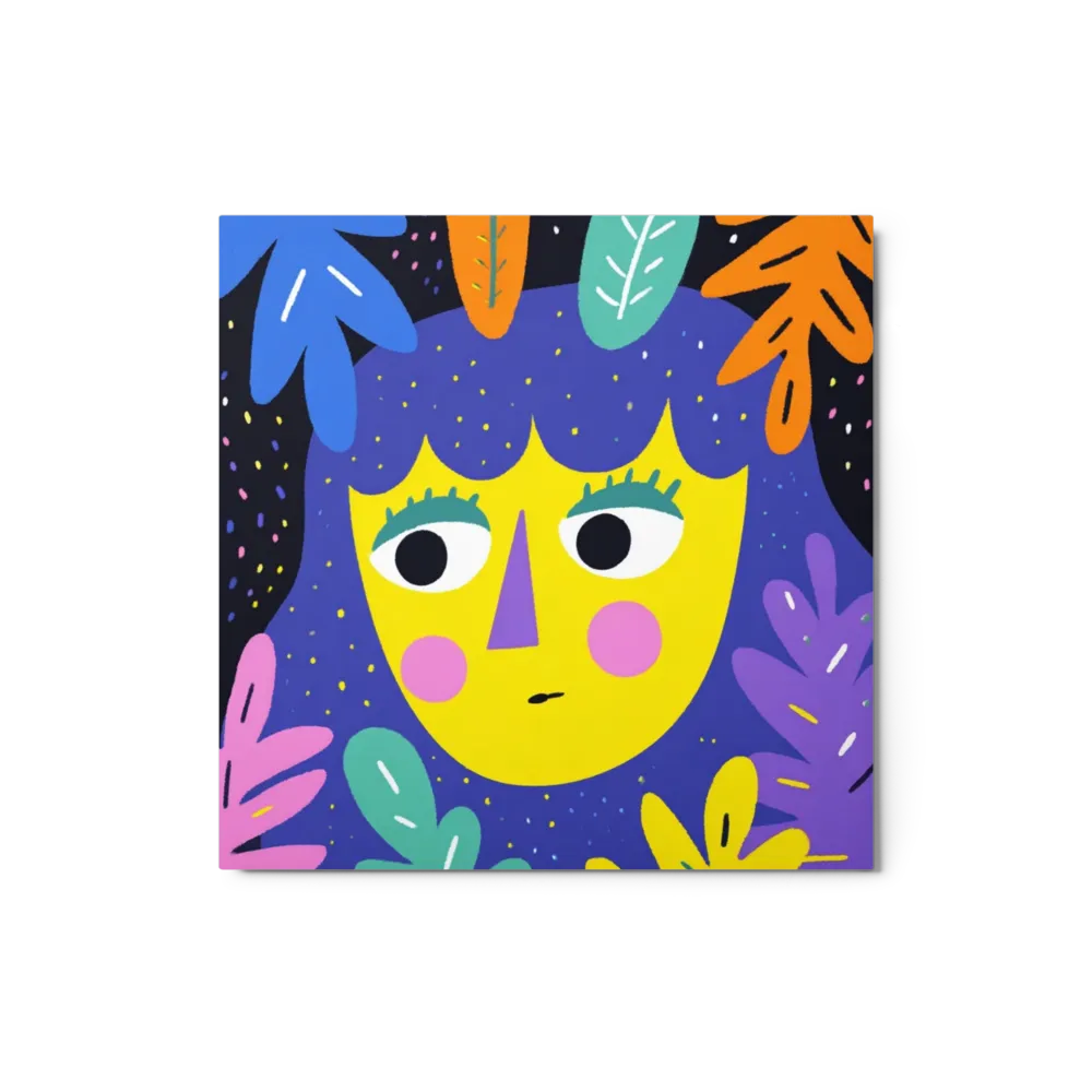 Girl in the Leaves 
 Canvas | 10″x 10″