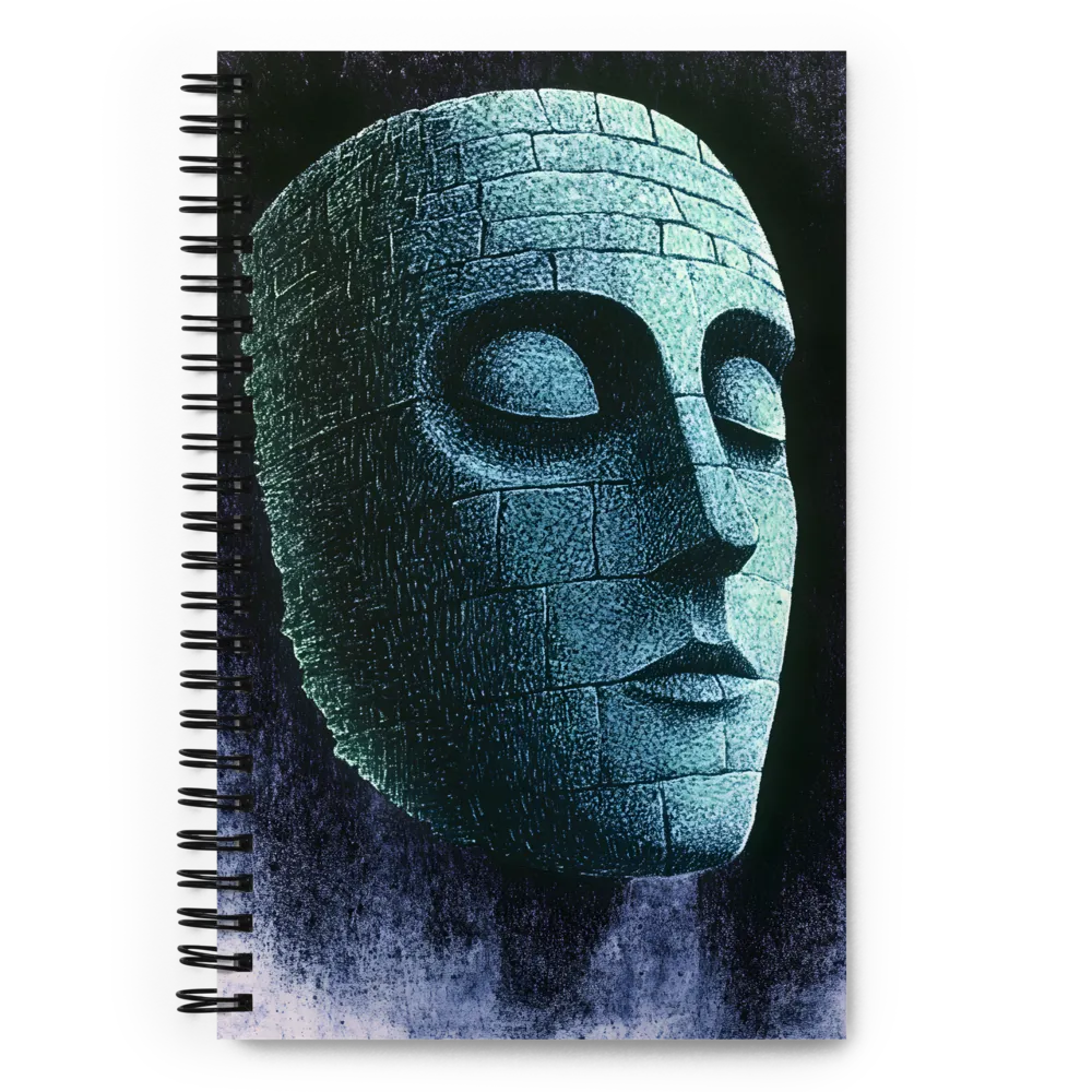 Architectural Mask 
 Spiral Notebook | 140 pages