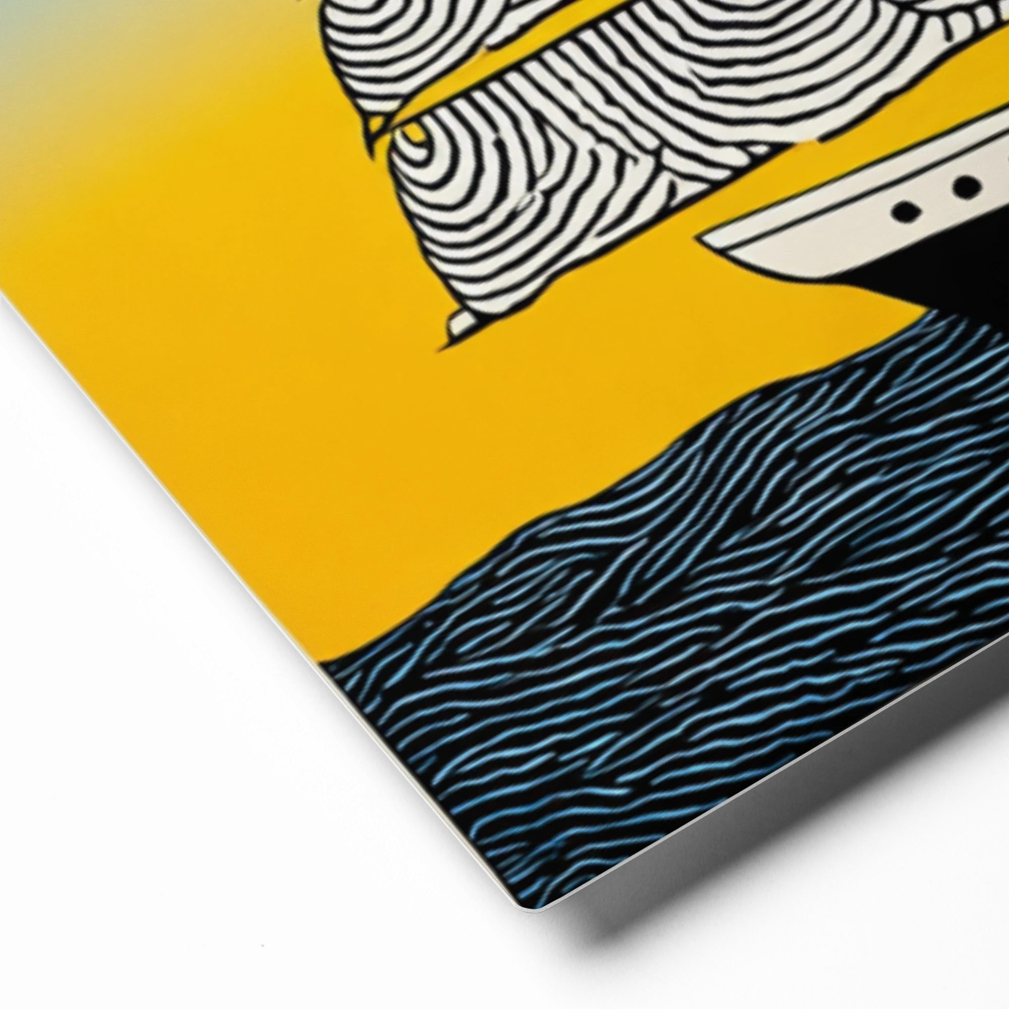 Sailing on Patterned Seas | Art Print