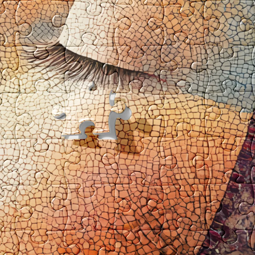 Serene Mosaic Profile 
 Jigsaw Puzzle