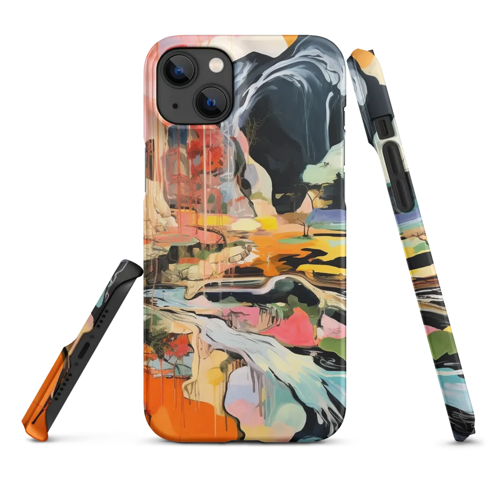 Abstract Mountain Landscape | Phone Case