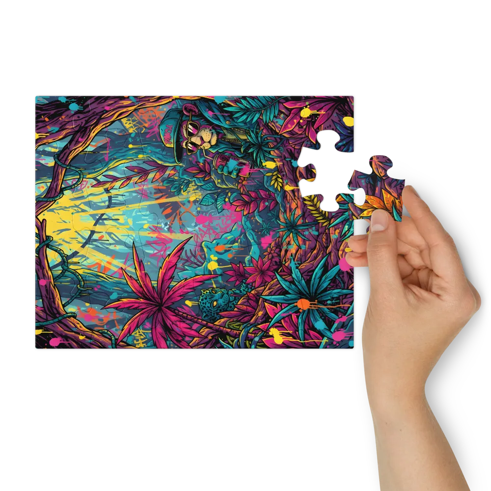 Ritmo Graffiti da Selva 
 Puzzle em caixa de metal