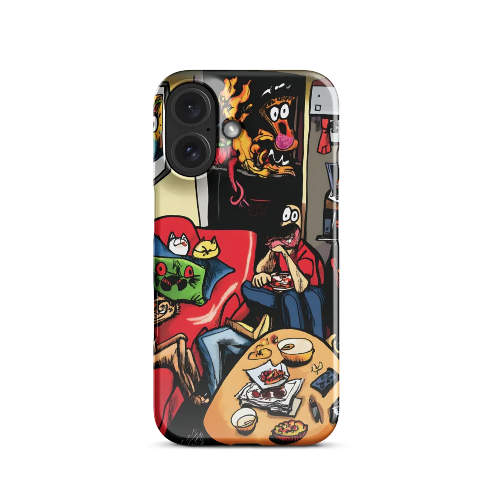 Quirky Living Room Gathering 
 iPhone 14 Plus | Tough Case