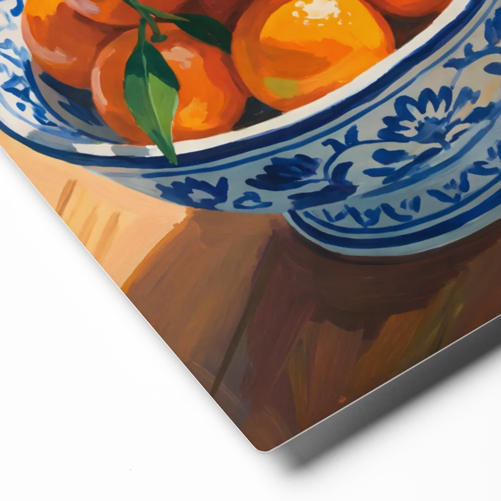 Tranquil Orange Still Life 
 Canvas | 8″x 8″