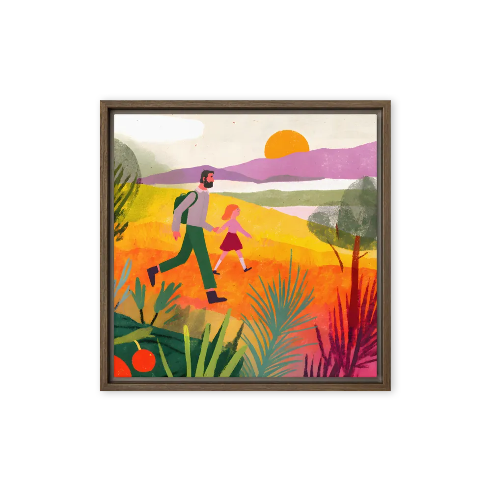 Textured Nature Walk 
 Canvas | 30″x 30″