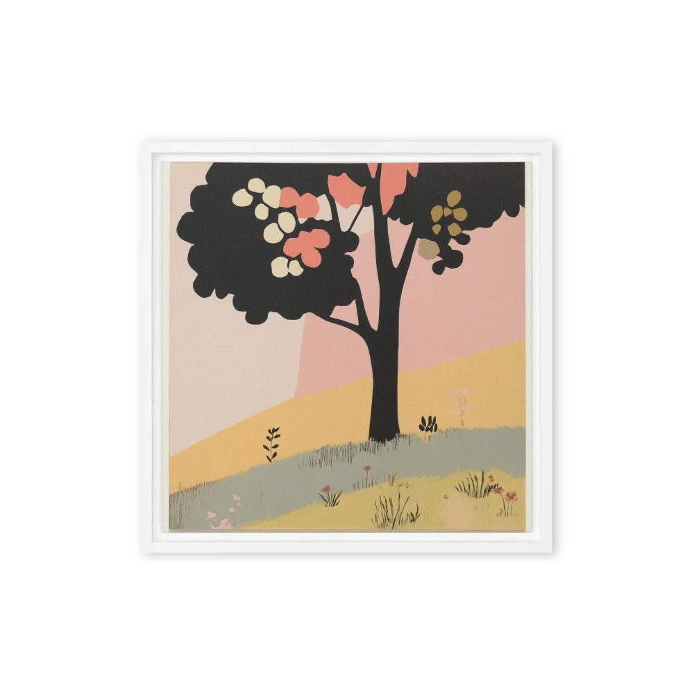 Abstract Tree on Hill | Art Print