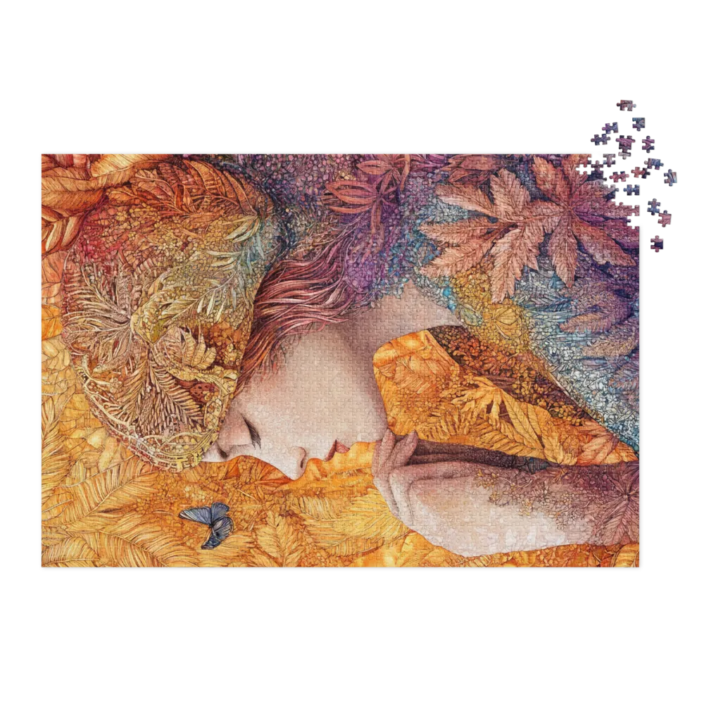 Whispers of Autumn 
 Jigsaw Puzzle in Tin Box