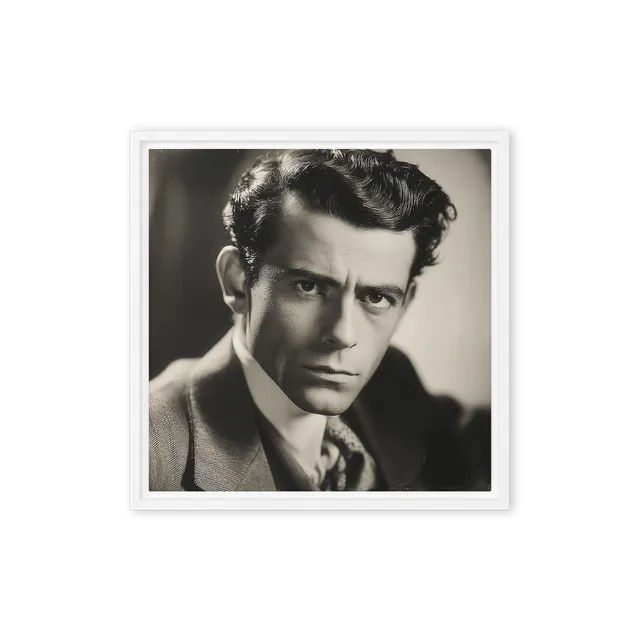Vintage Male Studio Portrait | Art Print