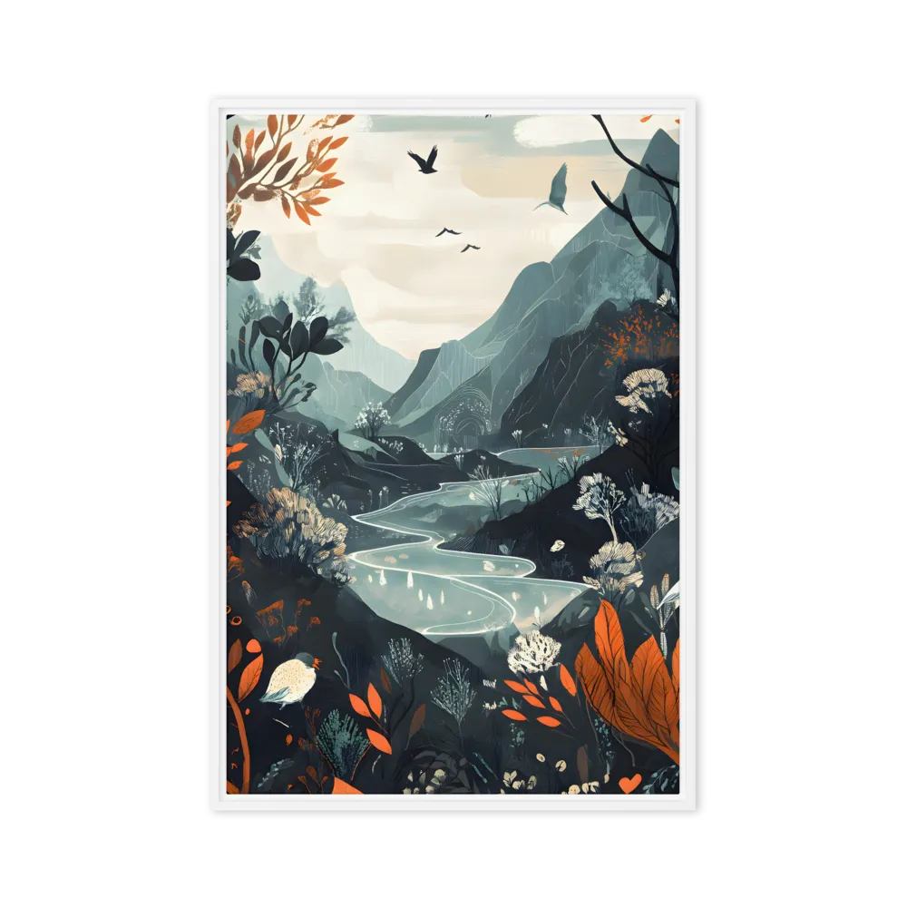 Winding Valley River 
 Canvas | 20″x 28″