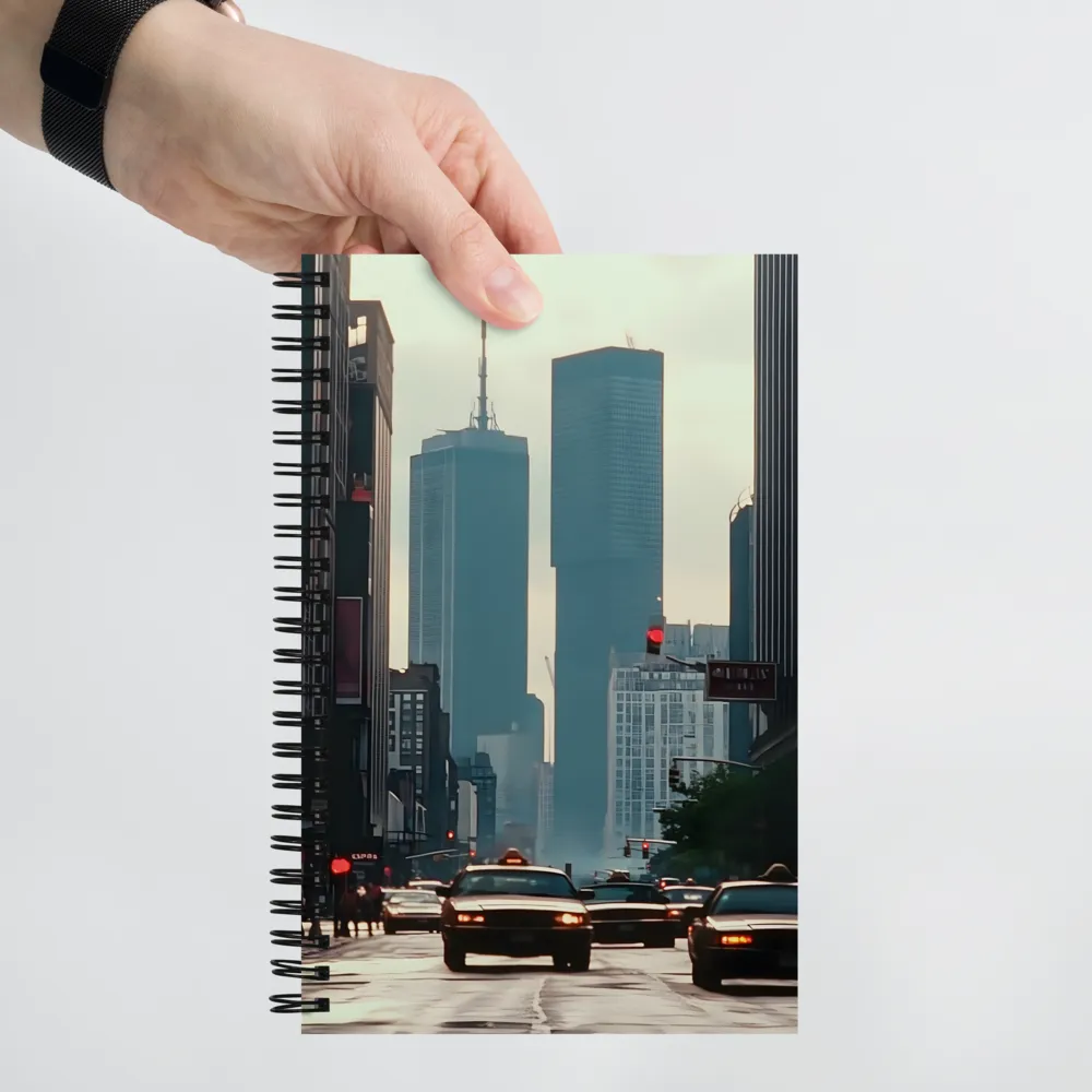 Cityscape Reflections 
 Spiral Notebook | 140 pages