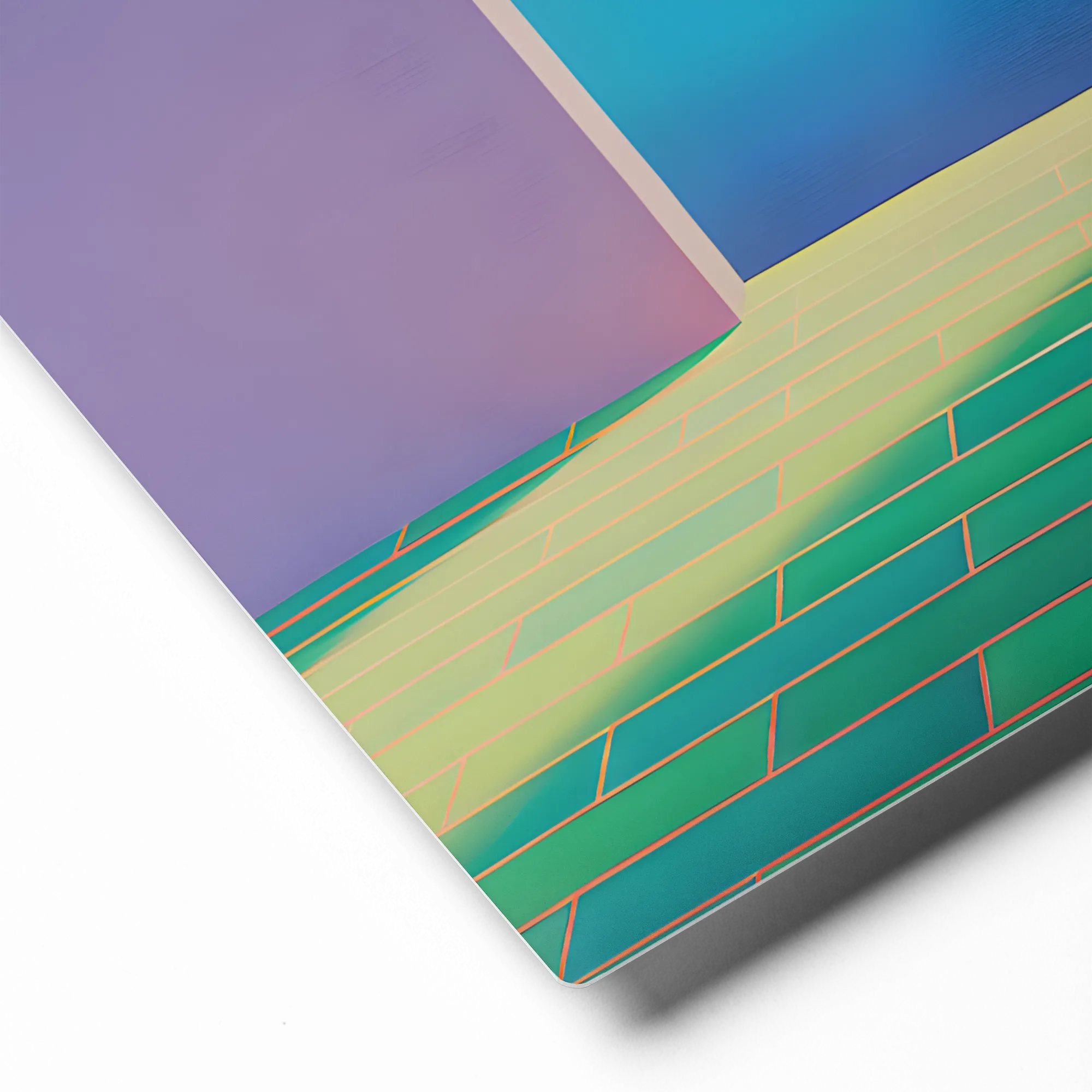 Pastel Ocean Dream 
 Metal Print | 12″x 12″