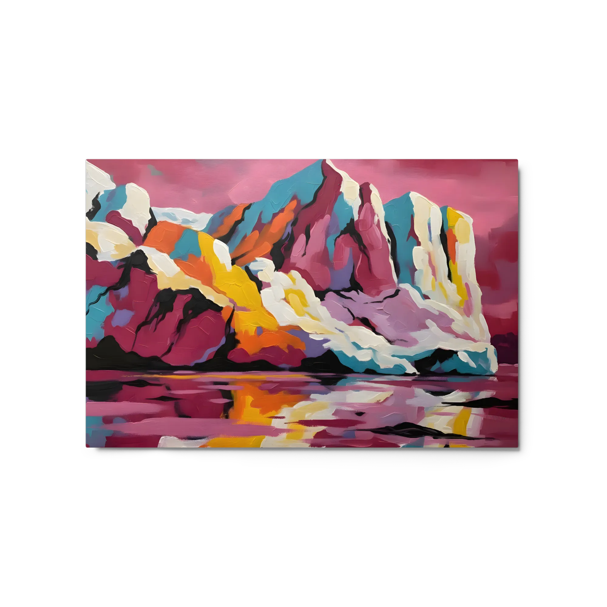 Colorful Impasto Peak