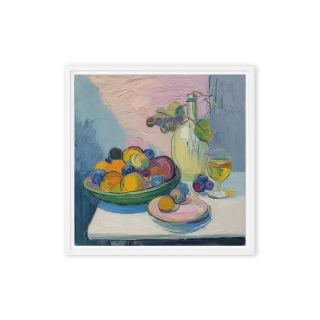 Still Life with Wine and Fruit | Art Print