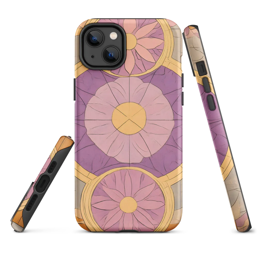 Geometric Floral Design | Phone Case