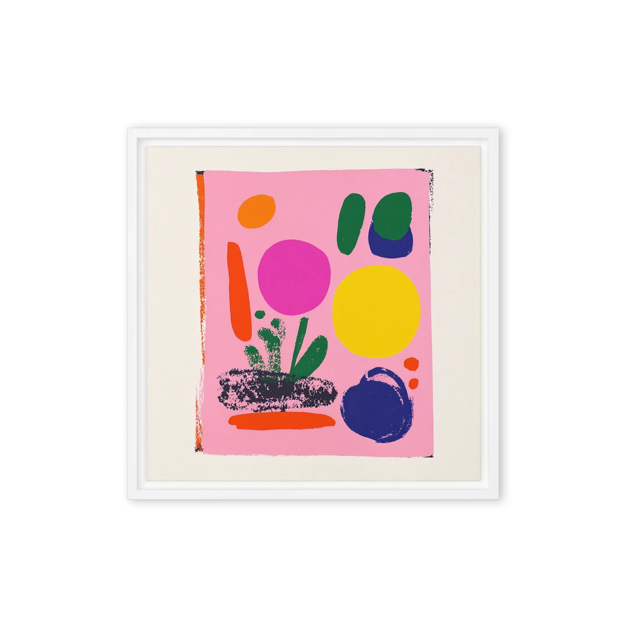 Pink Abstract Composition