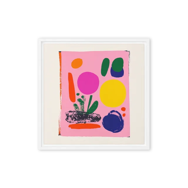 Pink Abstract Composition | Art Print