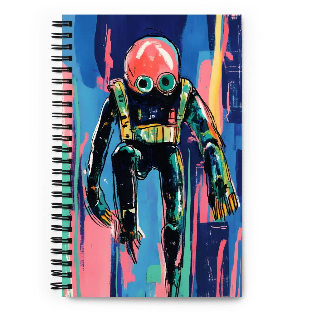 Diver in Vibrant Motion
