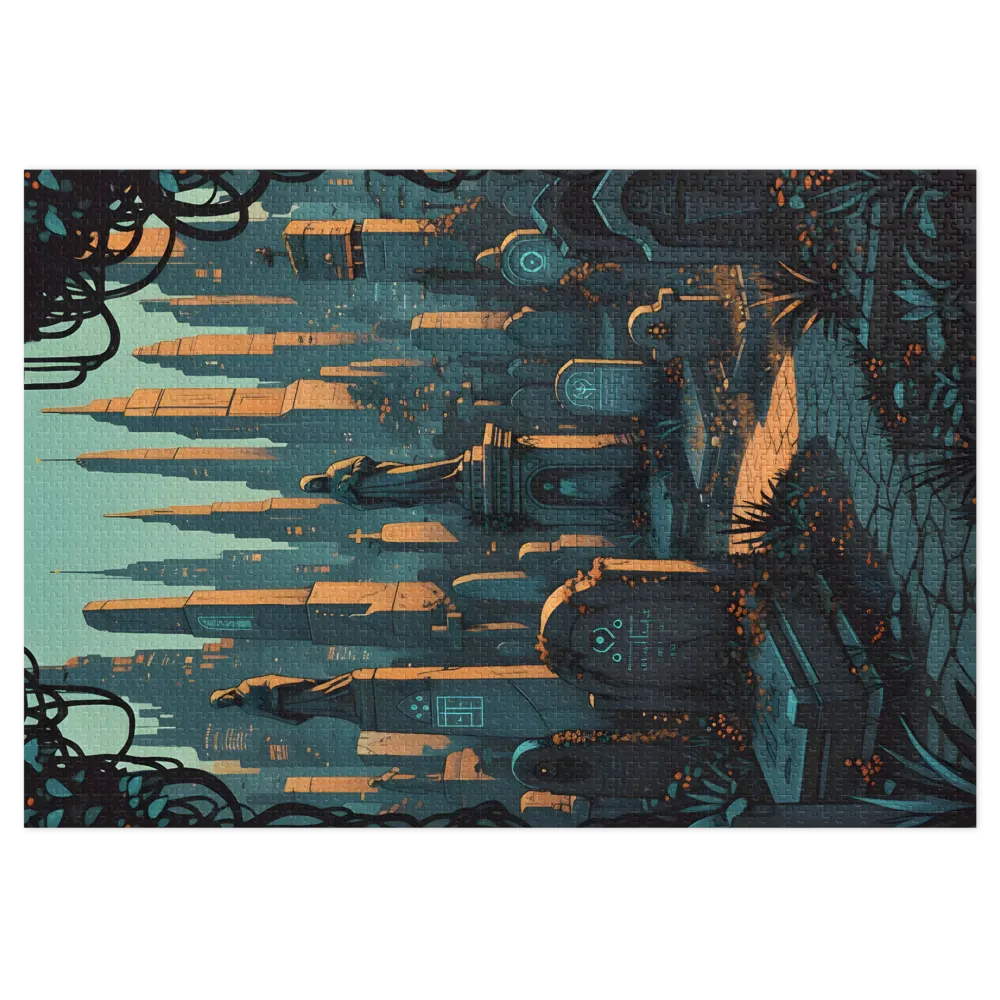 Mausoleum at Dusk | Jigsaw Puzzles