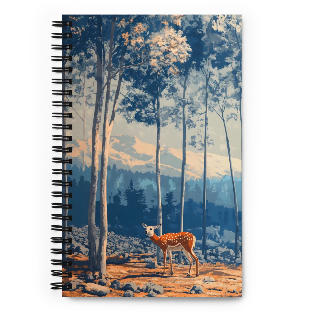 Forest Deer Serenity 
 Spiral Notebook | 140 pages