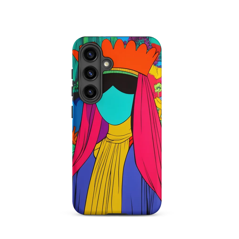Surreal Figure with Crown | Phone Case