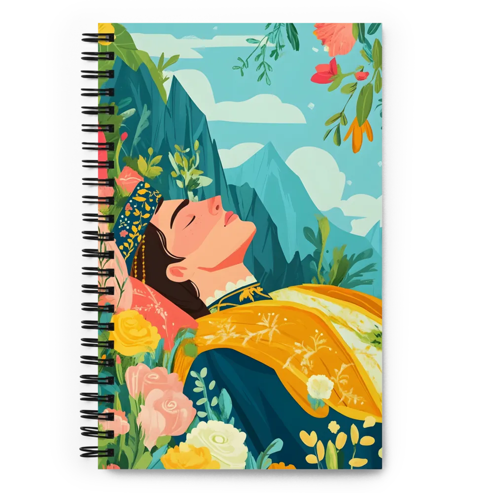 Dreamer in Bloom 
 Spiral Notebook | 140 pages