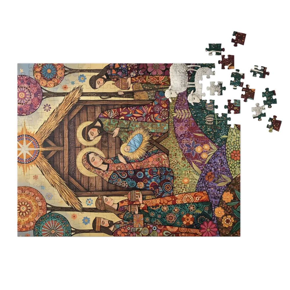 Floral Nativity | Jigsaw Puzzles