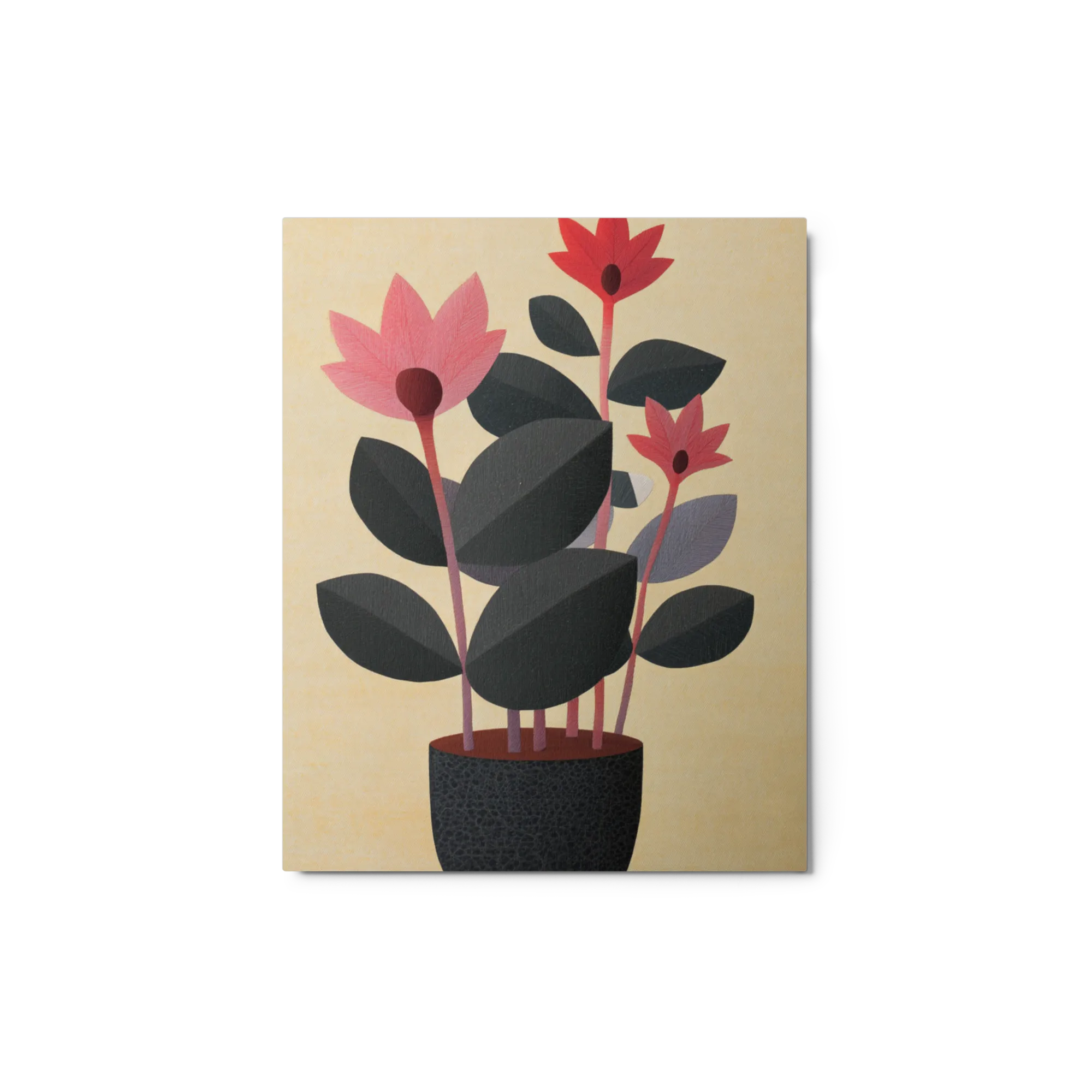 Stylized Potted Flowers