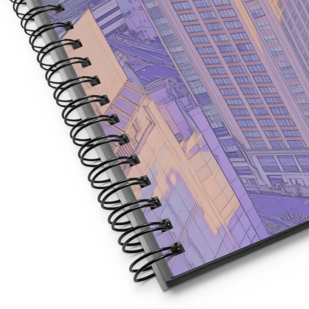 Twilight Urban Vista 
 Spiral Notebook | 140 pages