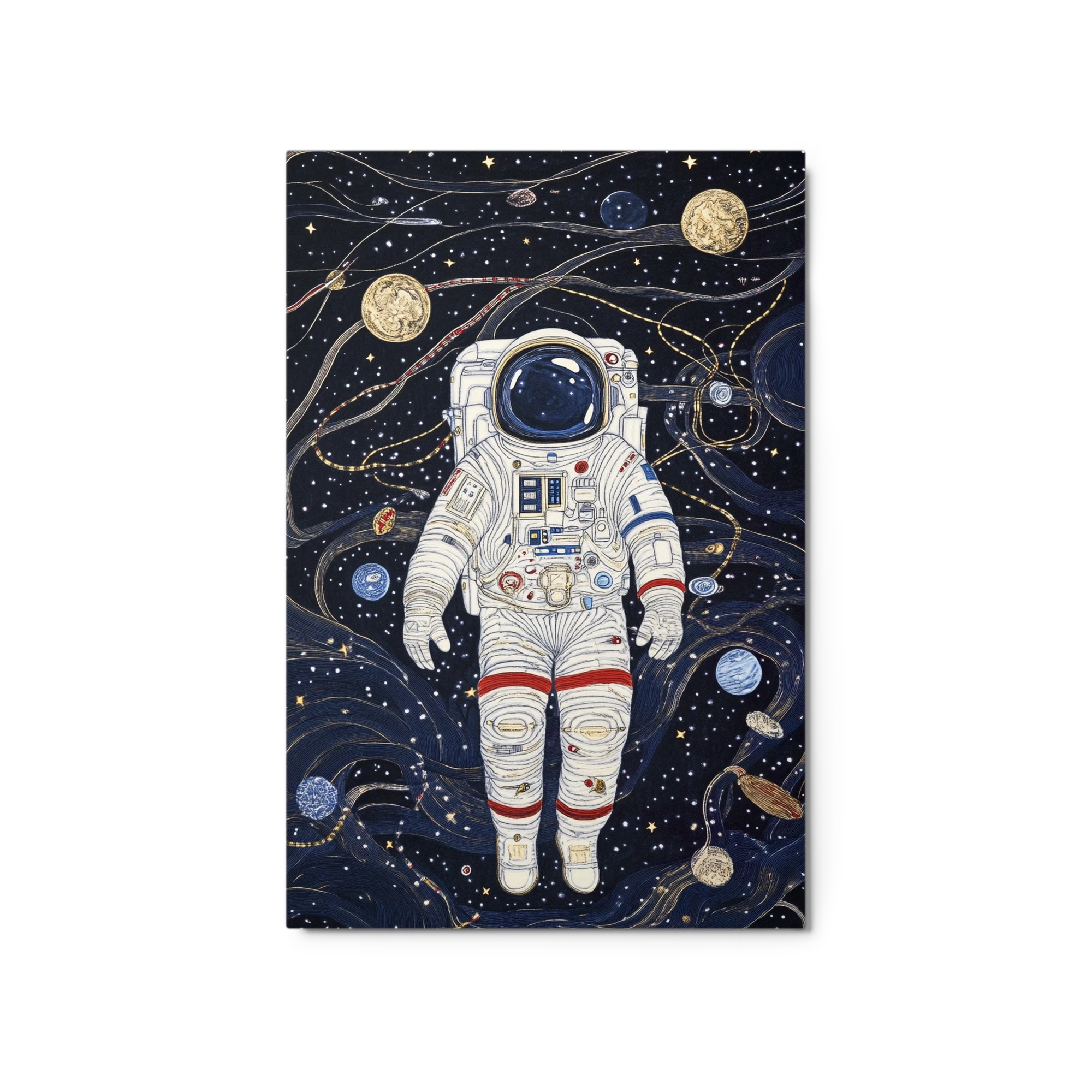 Astronaut in Space Illustration