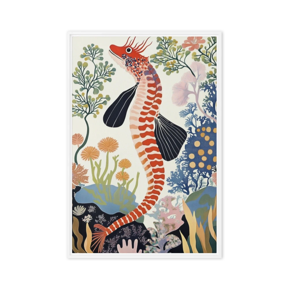 Enchanted Seahorse Garden | Art Print