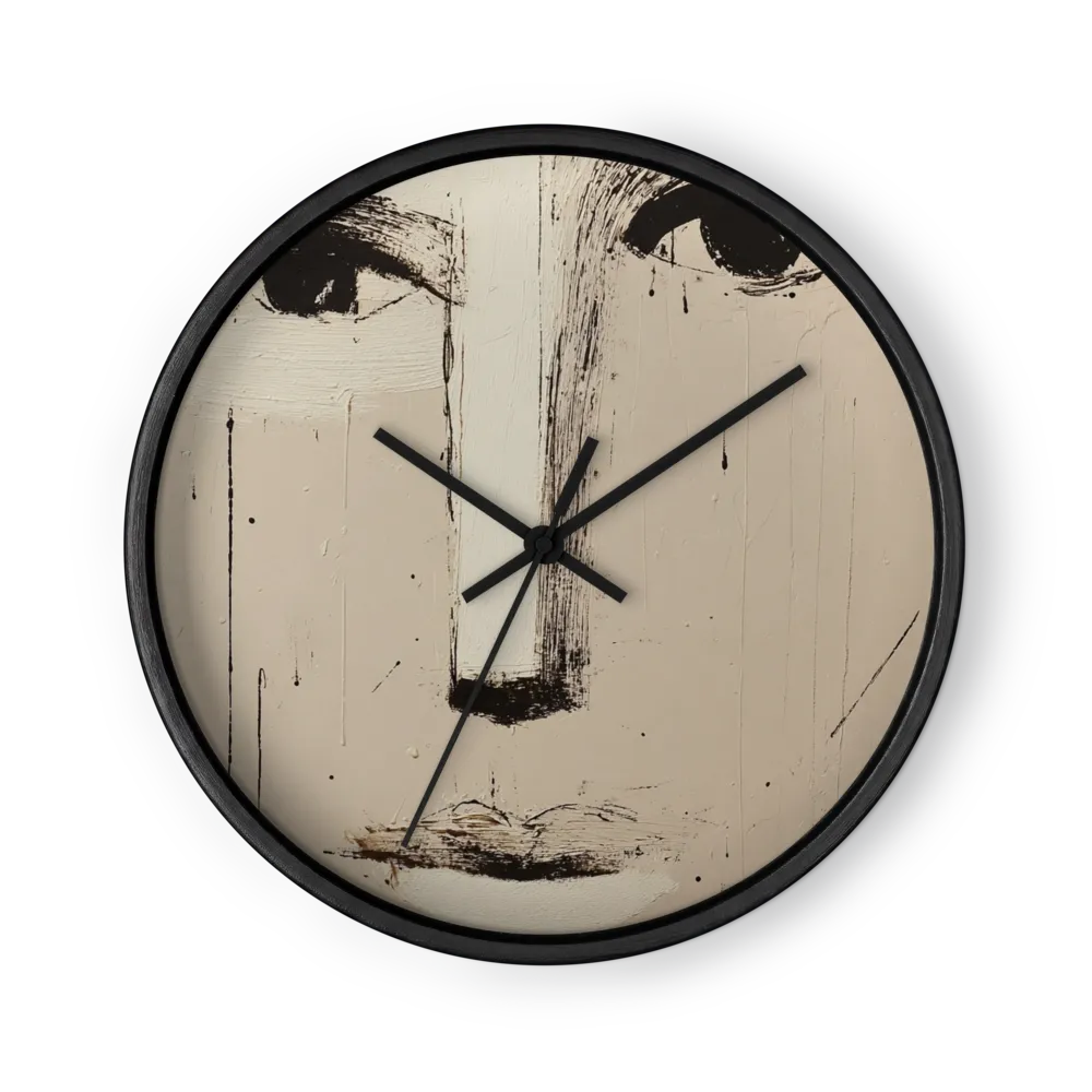 Expressionist Face | Wall Clock