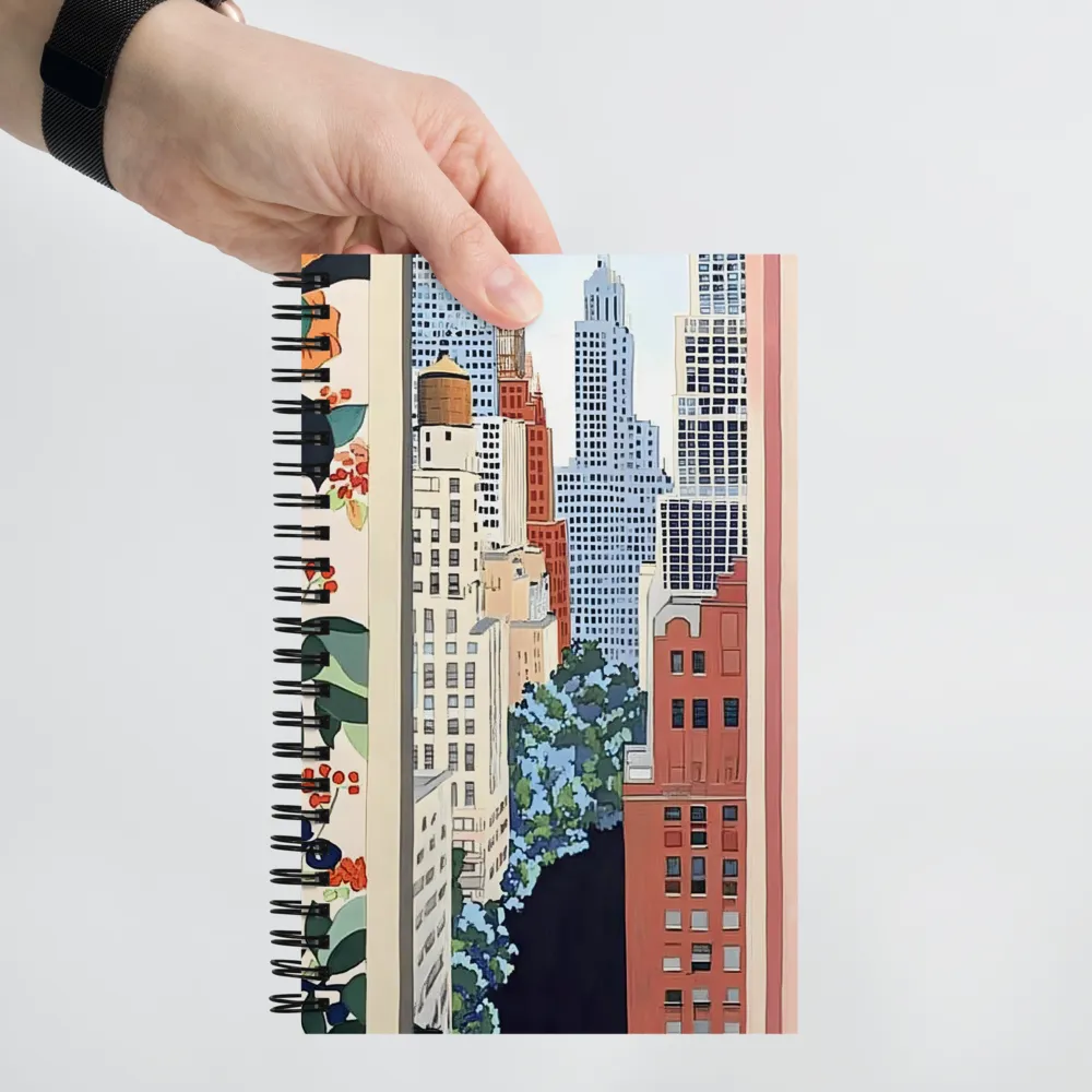 Urban Window View 
 Spiral Notebook | 140 pages