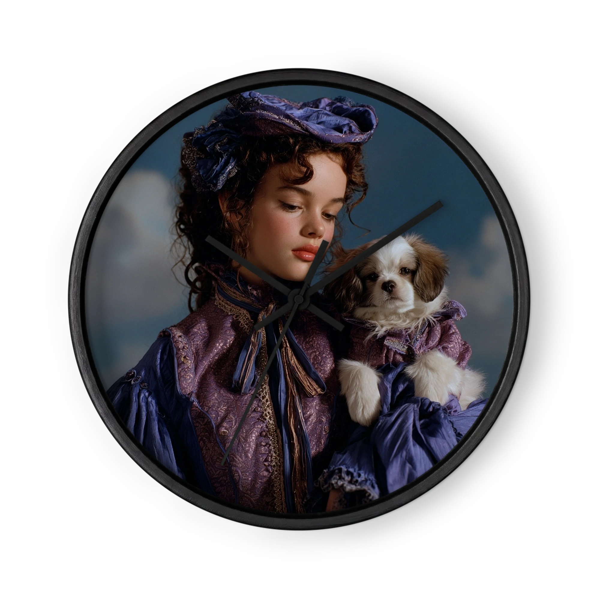 Victorian Girl with Dog