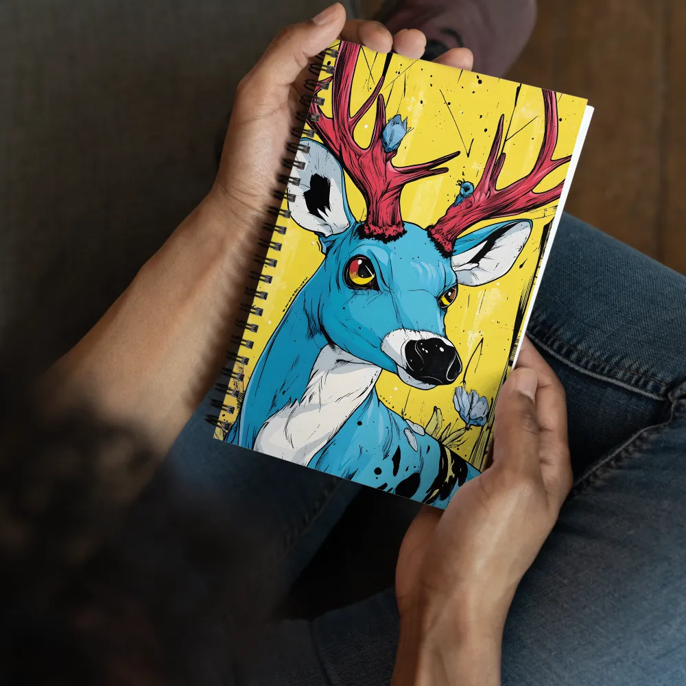 The Azure Stag 
 Spiral Notebook | 140 pages