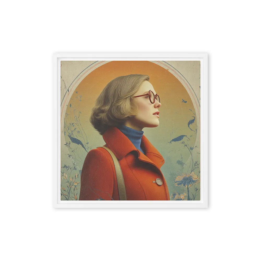 The Upward Glance 
 Poster with Black Frame | 16″x 16″