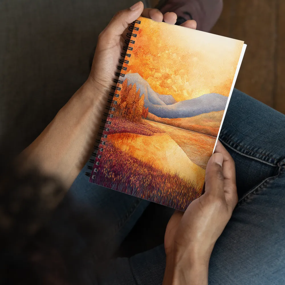 Golden Hour Peaks 
 Spiral Notebook | 140 pages