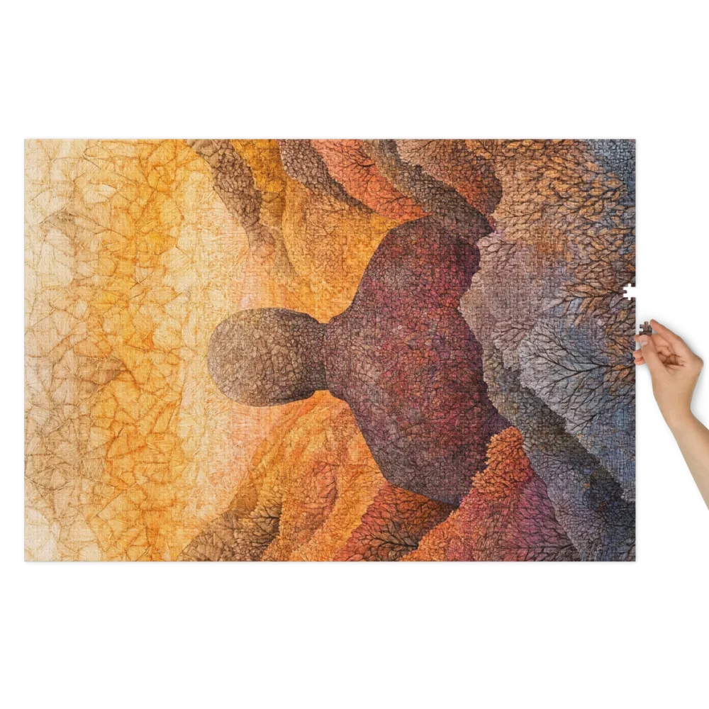The Contemplative Journey 
 Jigsaw Puzzle in Tin Box