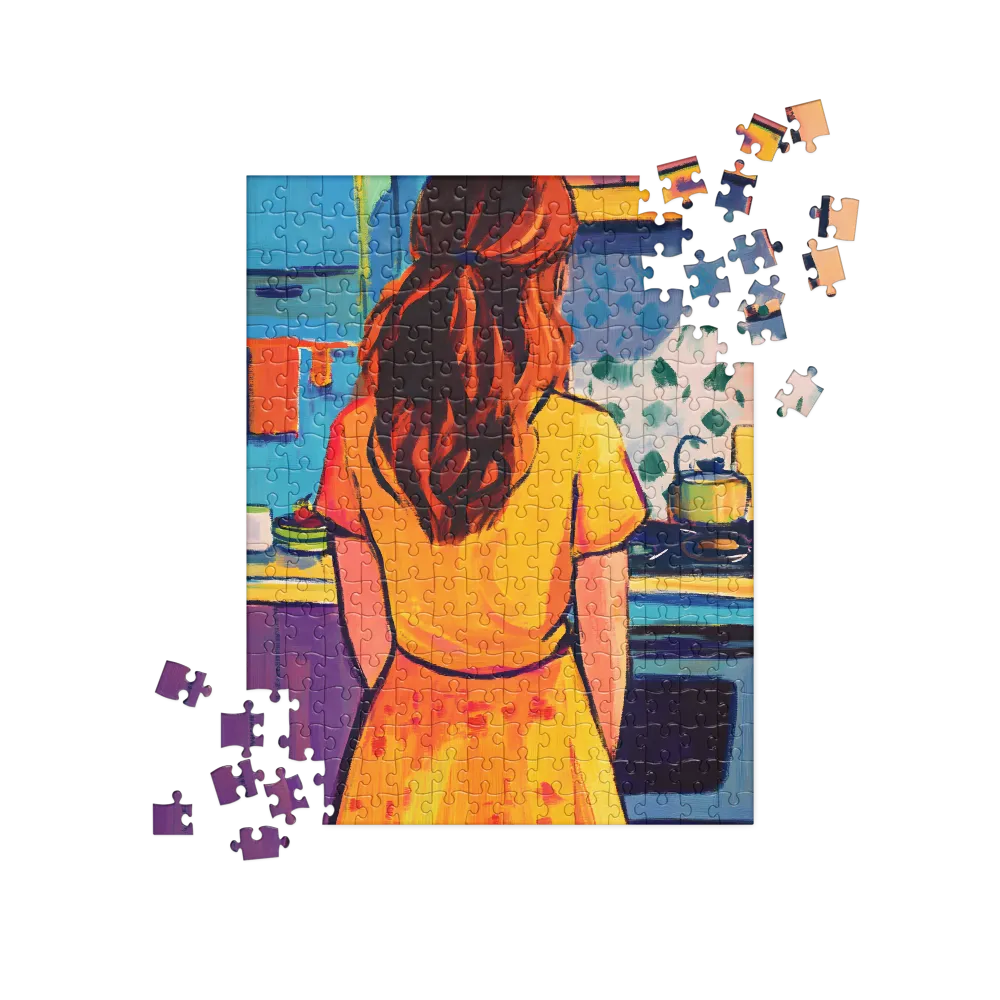 Woman in the Kitchen 
 Jigsaw Puzzle