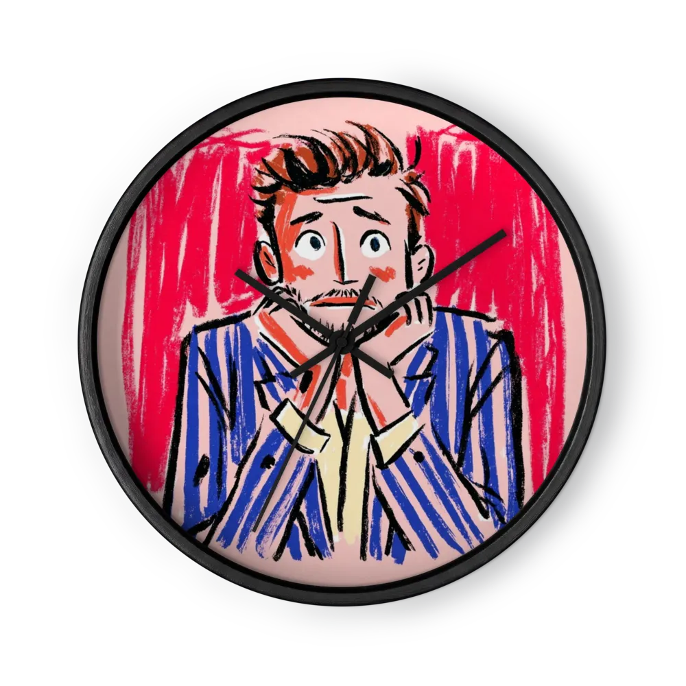 Anxious Gentleman | Wall Clock