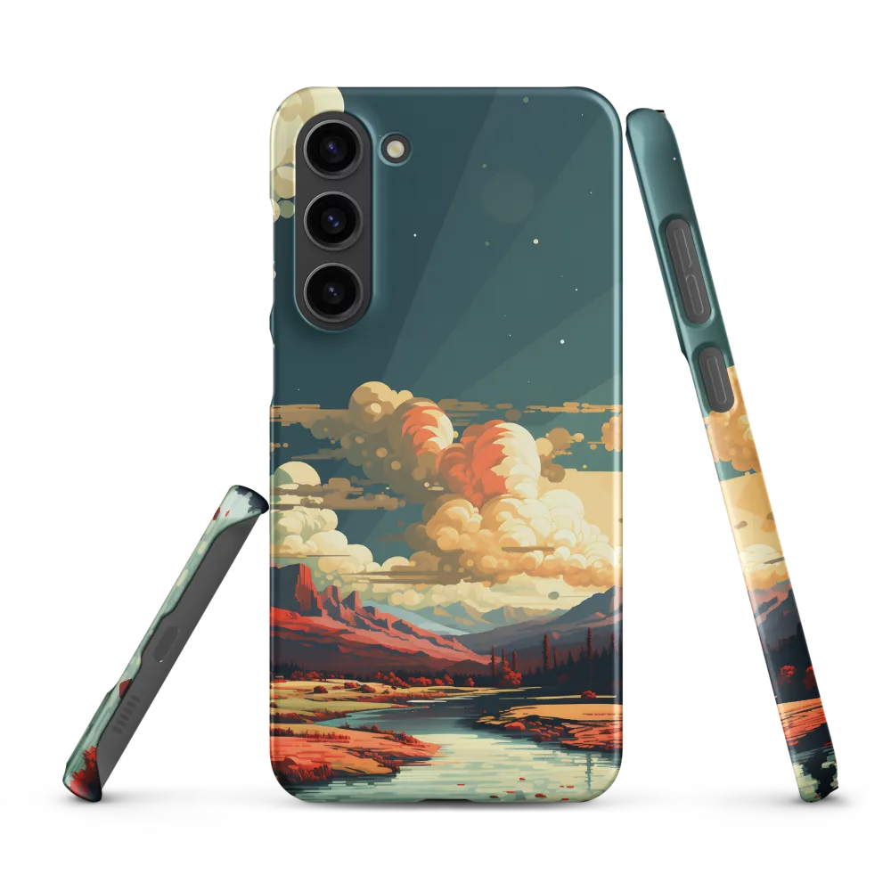 Mountain Landscape with River | Phone Case
